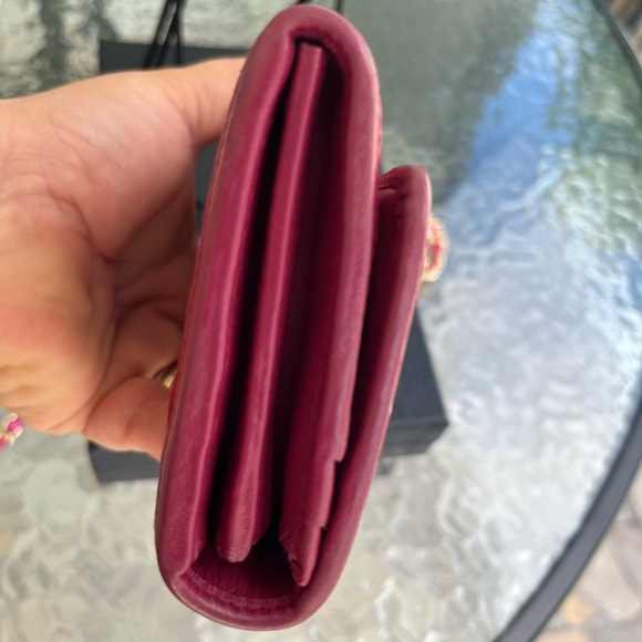 PRADA Tessuto Nylon Quilted Continental Flap Wallet Ibisco - Picture 16 of 16